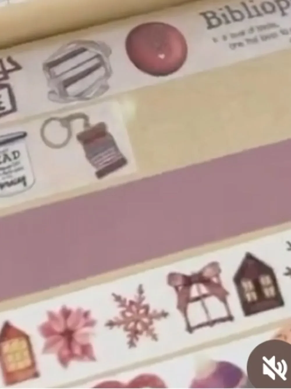 Curated Monotony Home Office Washi tape bundle 4 items